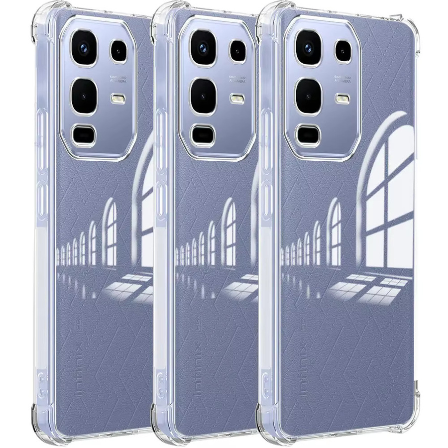 Transparente TPU-Silikonhülle für Infinix Note 50s und Infinix Note 50S 5G - Bild 2