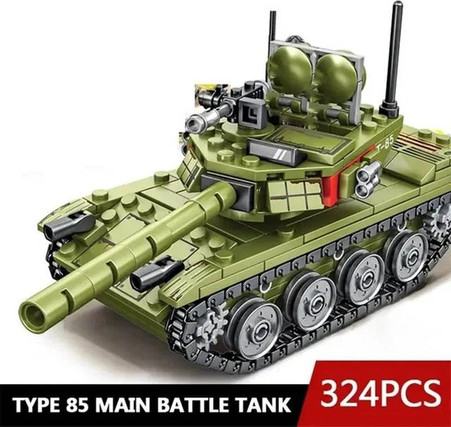 Binchi Keji Travel Militär Eisen Reich Panzer Panzerwagen, Bausteine, 1061 Teile, ab 6 Jahren - Bild 1
