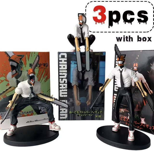 Yiran toy 1 Chainsaw Man Denji Action Figur, ab 14 Jahren - Bild 1
