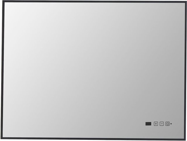 SHX Infrarot-Spiegelheizung mit WiFi SHXCM600Wifi in Schwarz aus Glas - Bild 1