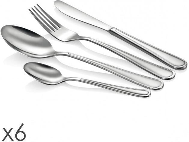 Tescoma Besteckset MICHELLE aus Edelstahl in Silber, 24-teilig - Bild 1