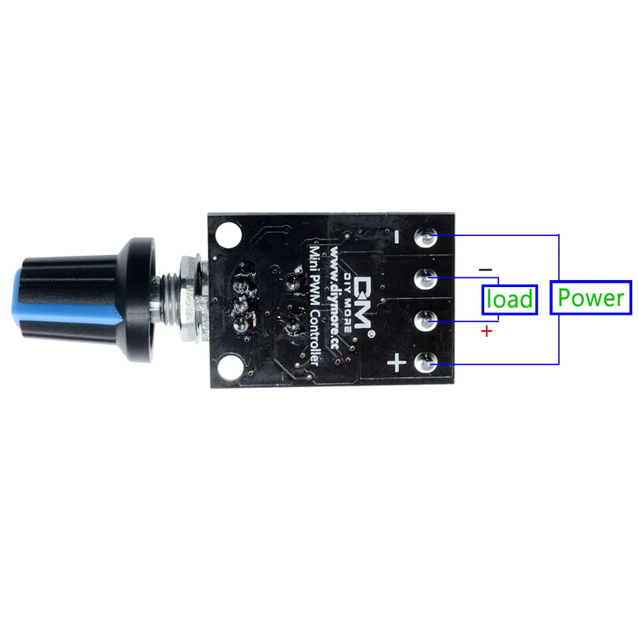 diymore PWM DC Motor Speed Controller Modul mit LED Dimmer für 5V 12V 16V 3A/10A - Bild 2