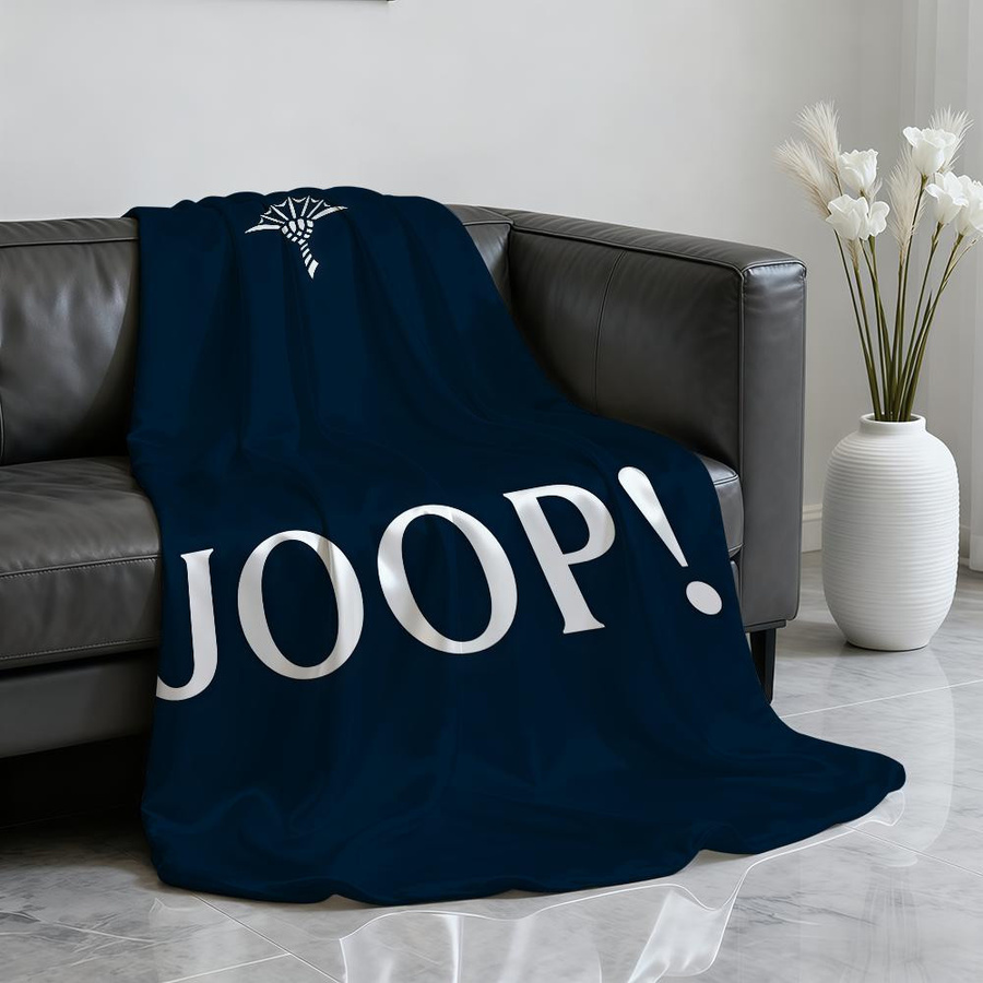 JOOP Überwurfdecke aus Flanell für Bett und Sofa, 75 x 90 cm - Bild 2