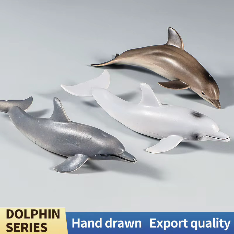 XIALIBAOMOWAN Delphin-Actionfiguren, Meeresleben Modell, Lernspielzeug - Bild 2
