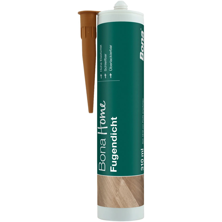 Bona Home Fugendicht Acryl Dichtstoff wasserbasiert lösungsmittelfrei in Weiß oder Braun, 310 ml - Bild 2
