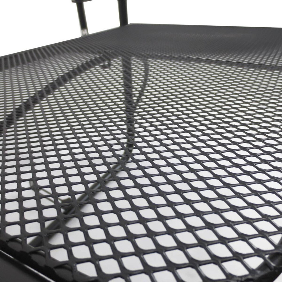 Outsunny Balkonhängetisch aus Metall in Schwarz, höhenverstellbar und rechteckig, B/T/H: 56,5 x 60 x 45 cm - Bild 4