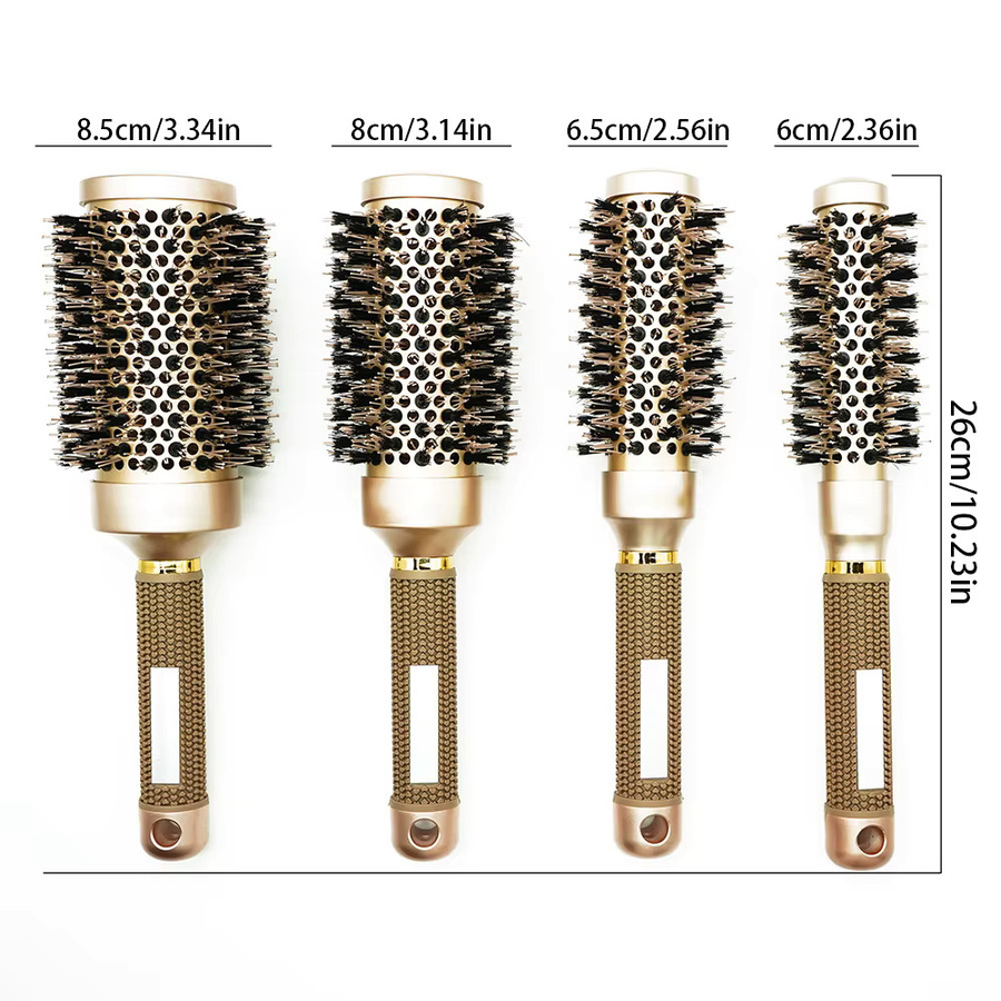 K.H.Lina Haar Curling Pinsel, Aluminium, Rund, Anti-Statisch, Unisex - Bild 4