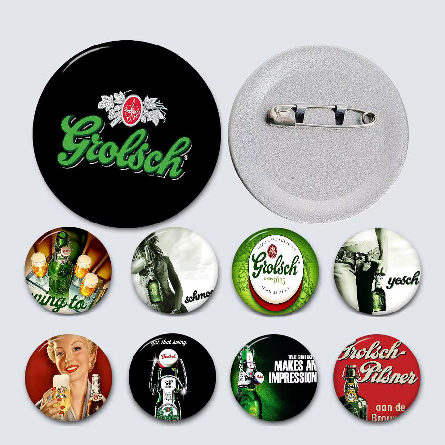 Grolsch Button Pin, Damen - Bild 3