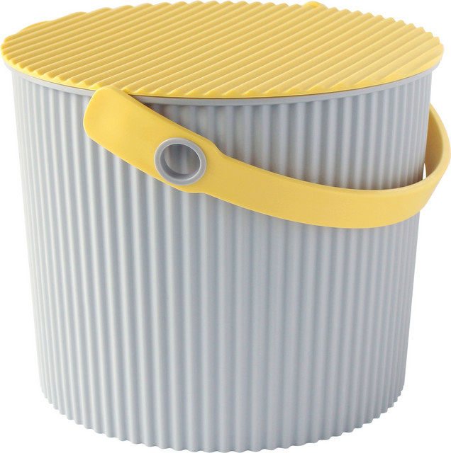Hachiman Fraichair Eimer Grau Gelb 8 Liter - Bild 1