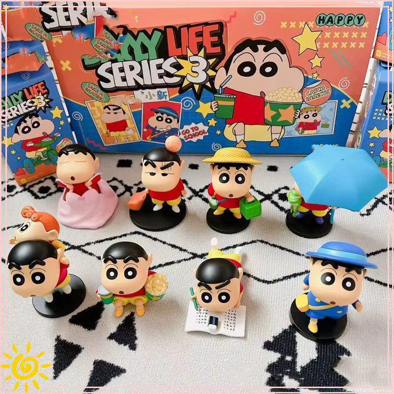 52TOYS Shin-Chan Blindbox, Schreibtisch-Ornament, Kunststoff, Bunt / Mehrfarbig - Bild 2
