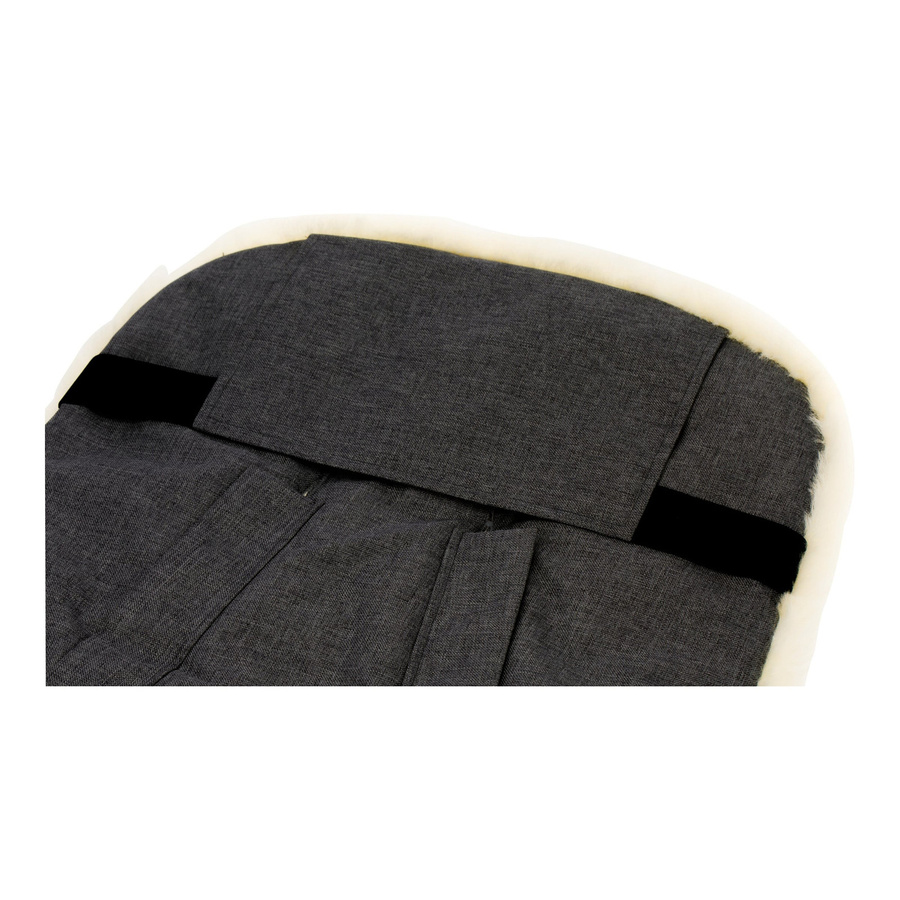 Fillikid Winterfußsack Bernina Style in Grau mit Wollanteil - Bild 2