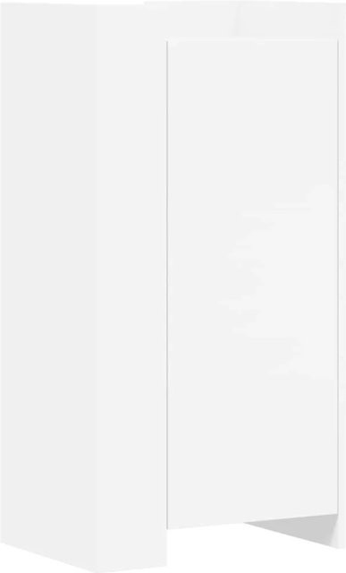 vidaXL Schuhschrank Weiß aus Holzwerkstoff für den Flur, B/T/H: 52 x 37,5 x 100 cm - Bild 1