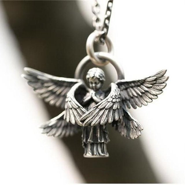 YIRAN Anhänger Engel, Kupfer, gray, Unisex - Bild 1