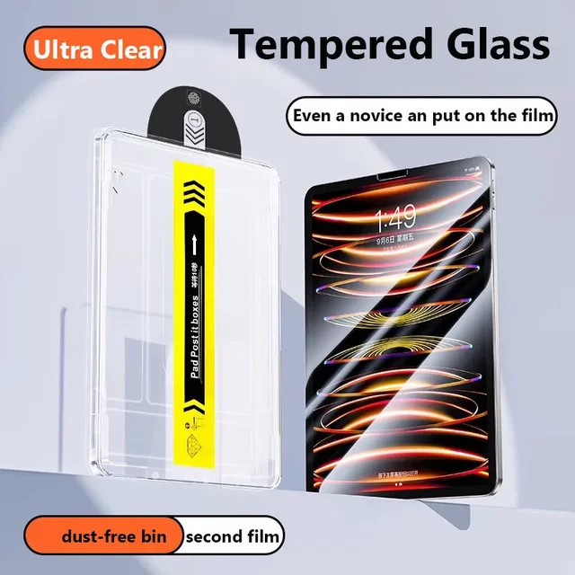 Xiaomi Displayschutz aus gehärtetem Glas für Redmi Pad 2, Poco Pad und Xiaomi Pad Pro, transparent - Bild 1