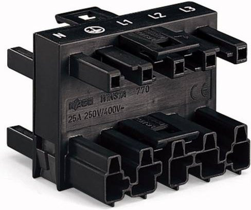 WAGO Verteiler 770-609 in Schwarz aus Kunststoff - Bild 1