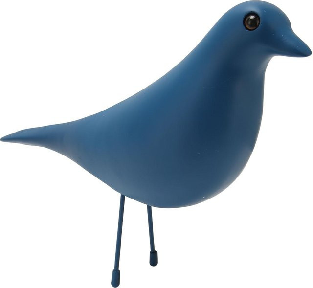 Dekorative Vogel-Figur von GoolRC in Blau, modernes Tier-Ornament aus Harz für Wohnzimmer, Restaurant und Büro - Bild 1