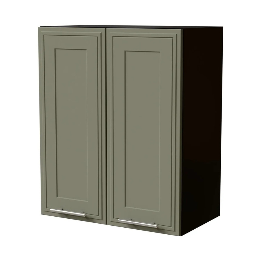 Feldmann-Wohnen Hängeschrank Salo in Schwarz und Reed Green Matt mit Kassettenoptik, B/T/H: 60 x 32,5 x 72 cm - Bild 2