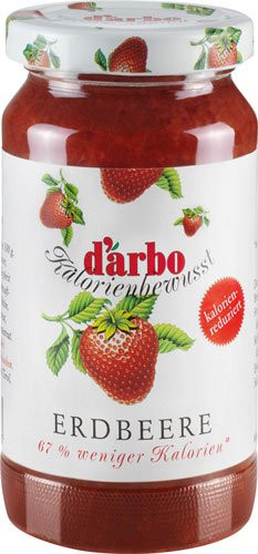 Darbo Kalorienbewusst Erdbeere Konfitüre 220 g - Bild 1