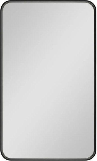 Swiss Aqua Technologies Badezimmerspiegel Rechteckig mit Aluminiumrahmen in Schwarz, B: 60 cm, H: 80 cm - Bild 1
