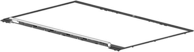 HP LCD Bezel W Hinge Cap NSV in Schwarz (M33444-001) - Bild 1