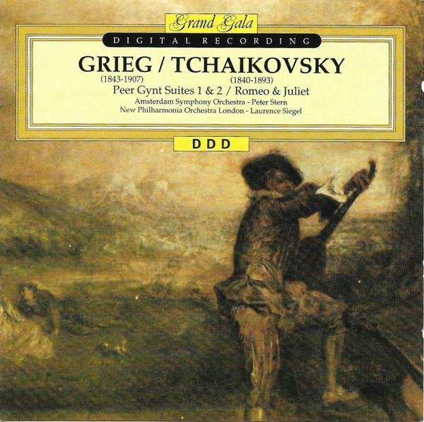 CD Edvard Grieg und Pjotr Iljitsch Tschaikowski - Peer Gynt Suite 1 Op. 46 - Grand Gala 1991 - Klassik Musikalbum - Bild 1