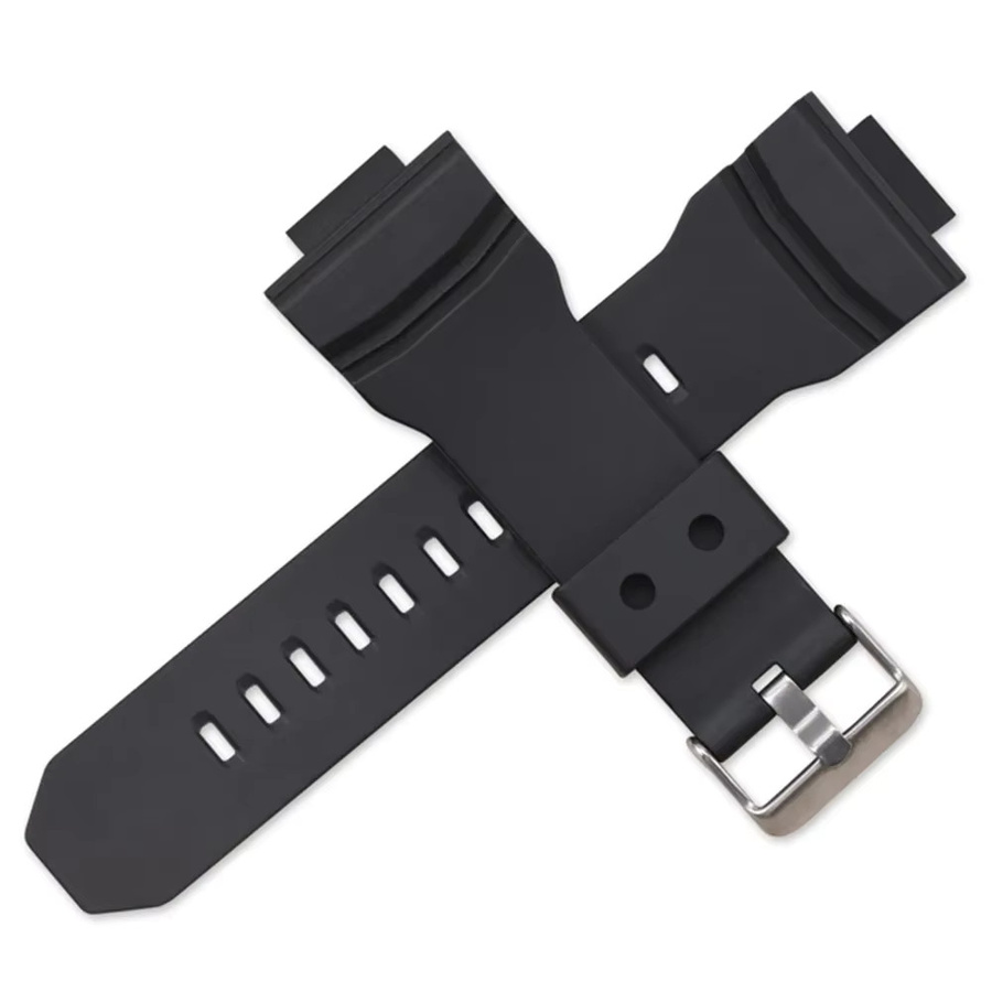 Casio Uhrenarmband Silikon, Schwarz, Herren - Bild 3