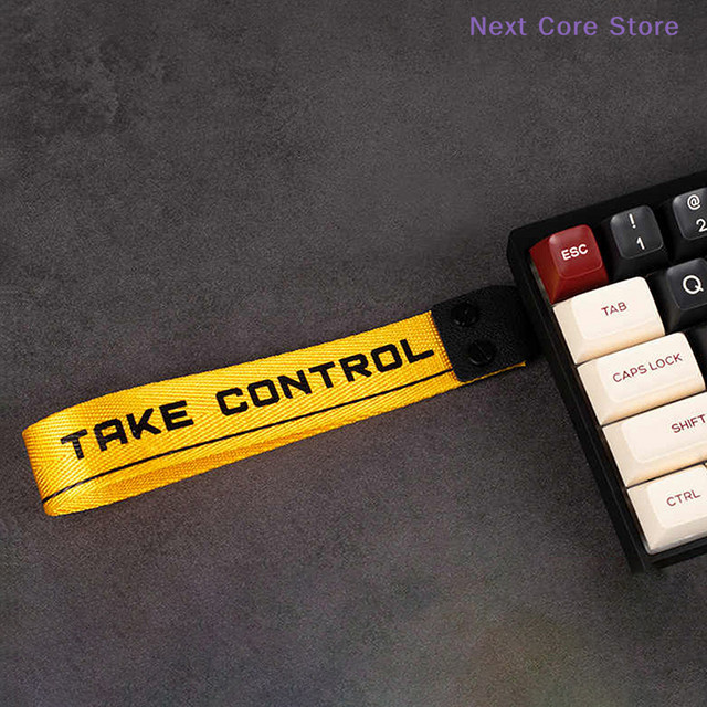 Wooting Tastaturband mit magnetischer Hall-Effect Achse in Gelb aus PC-Material für Wooting Atk68 und Drunkdeer Looting Decor - Bild 1