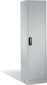 C+P Werkzeugschrank mit Drehtür und 4 Regalböden in Lichtgrau, H: 195 cm, B: 50 cm, T: 50 cm - Bild 1
