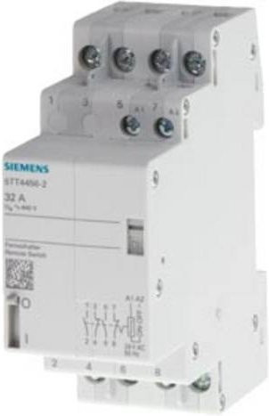 Siemens Fernschalter Hutschiene 5TT4426-0 mit 2 Schließern und 2 Öffnern 400V 25A in Weiß - Bild 1