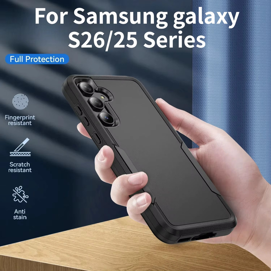 Ott Box Symmetry Series Robuste Panzerhülle für Samsung Galaxy S26 Ultra, S25Edge, S24, S23 FE und S22 Plus in Weiß mit Unterstützung für kabelloses Laden - Bild 2