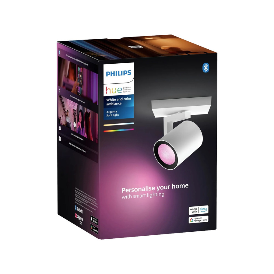 Philips Hue Argenta Smart-LED-Aufbauspot White & Color Ambiance in Weiß - Bild 3