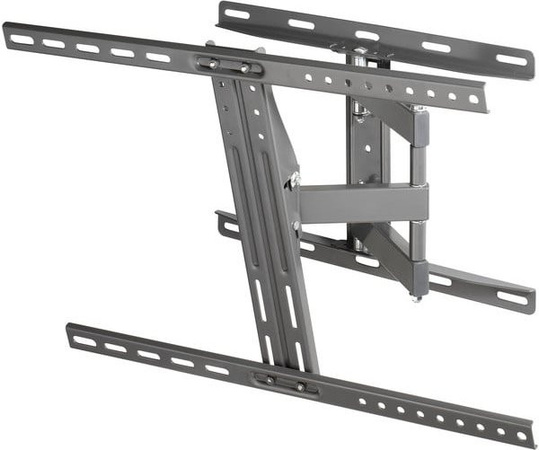 Vivanco TV Wandhalterung grau, voll beweglich, neig- und schwenkbar für Bildschirme bis 165 cm / 65 Zoll
