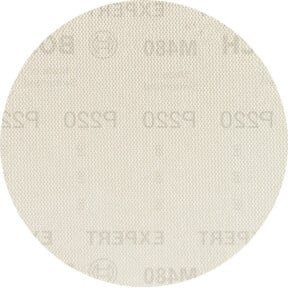 Bosch EXPERT M480 Schleifnetz für Exzenterschleifer, Durchmesser: 125 mm, Körnung: 220, Farbe: Weiß - Bild 1