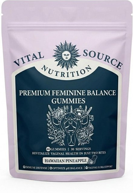 SF BEAUTY Premium Feminine Balance Gummis, Hawaiianische Ananas, Damen - Bild 1