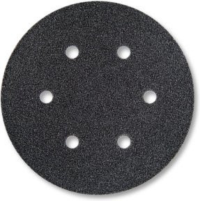 Sia Schleifscheibe mit Loch 150 mm, 6-Loch, Korn 80, für Holz, schwarz - Bild 1