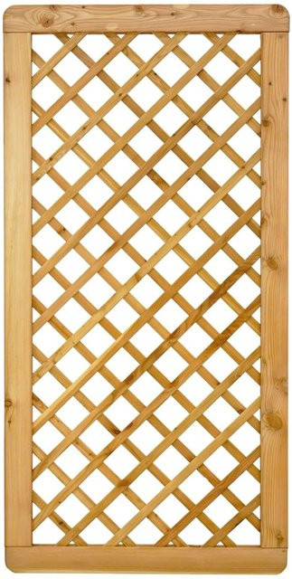 GartenLand Rankgitter NIZZA aus Lärche, braun, B/H: 90 x 180 cm - Bild 1