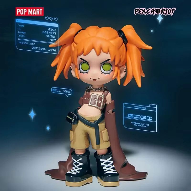 POP MART Lil Peach Riot Loading Series Blind Box Anime Action Figure Mystery Box Spielzeug für Mädchen - Bild 2