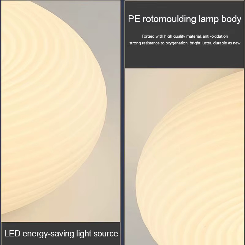 Nordic LED Deckenlampe von lyfs in Weiß für Wohnzimmer, Schlafzimmer, Badezimmer, Flur und Küche, rund, warmweißes Licht - Bild 3