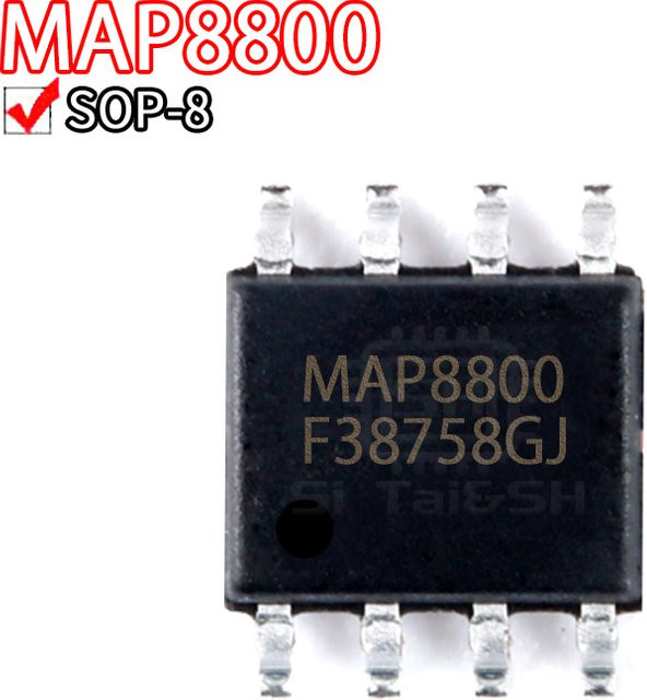 Si Tai&SH 10 Stück MAP8800 LCD-Power-Chip IC-Chip SOIC8 SOP-8 in Schwarz - Bild 1