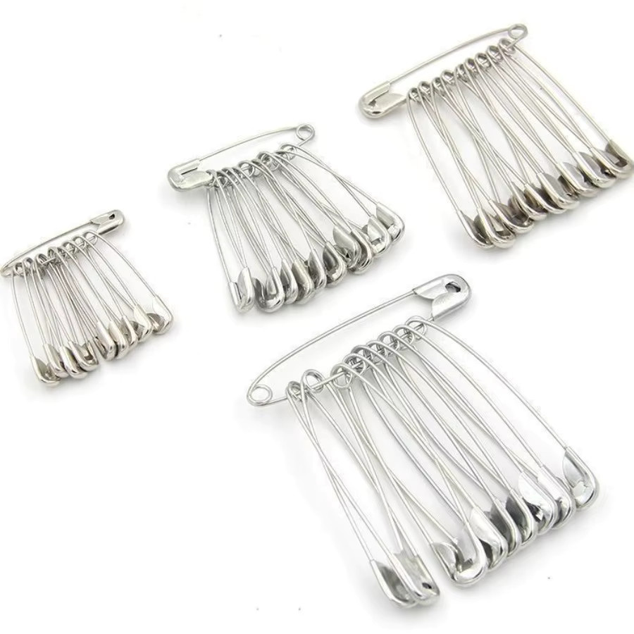 Mehrzweck Sicherheitsnadeln aus Metall in Silber für Kleidung und DIY-Dekoration - Bild 3