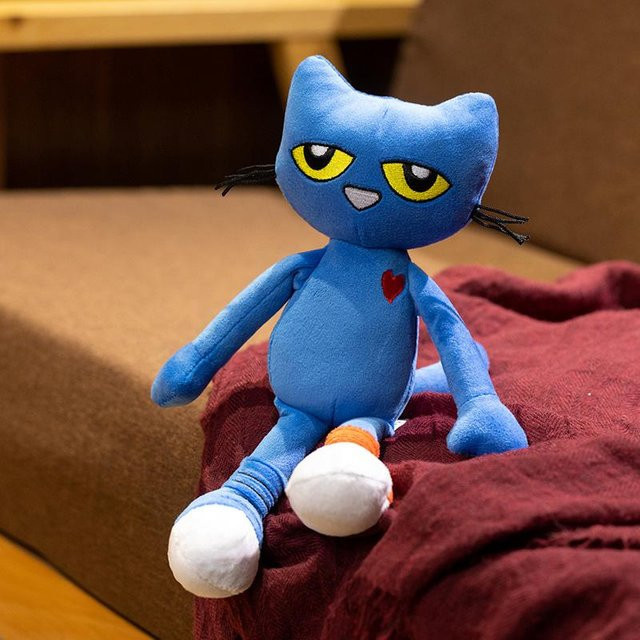 Yiran Health & Beauty Pete The Cat Plüschtier, Blau, 27cm - Bild 1