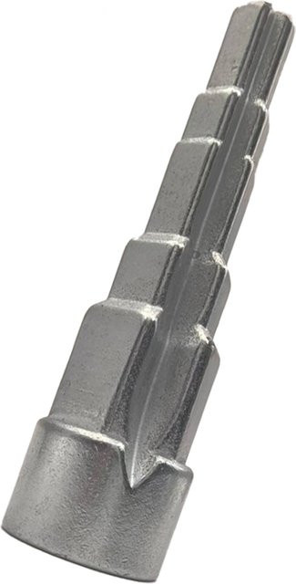 1/2 Zoll Ventil-Abzieh-Turmkopfschlüssel aus Kohlenstoffstahl für 10–21 mm Heizkörperventile mit Ratsche in Silber - Bild 1