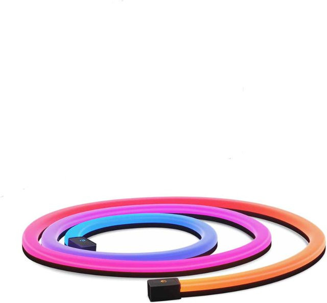 Govee Neon Rope Light RGBIC LED-Streifen für Gaming-Schreibtische, 2m, Multicolour und Weiß - Bild 2