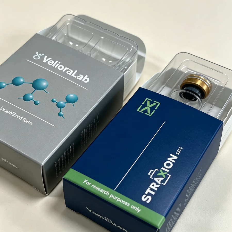 Wasserfeste HD-Aufkleber und maßgefertigte Boxen aus Kunststoff für 3ml und 10ml Peptid-Fläschchen - Bild 1