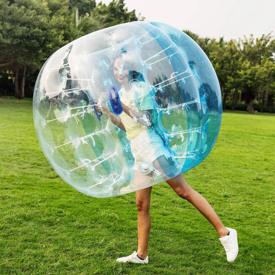 HIBADOU Aufblasbarer Blasen-Fußball-Zorb-Ball, Stoßstangenball - Bild 5