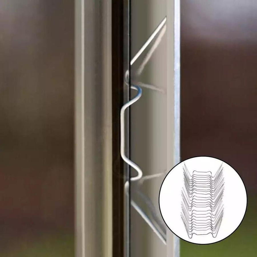 Star Garden Gewächshaus Glas Clips aus Edelstahl in Silber, 50 Stück - Bild 2