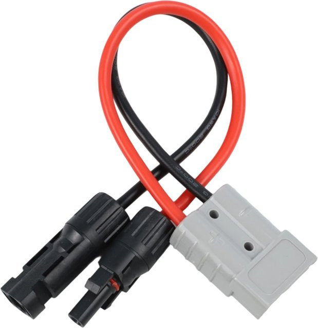 Solarpanel-Verlängerungskabel 10AWG 50A in Rot für Wohnmobile und Campingzeltanlagen - Bild 1