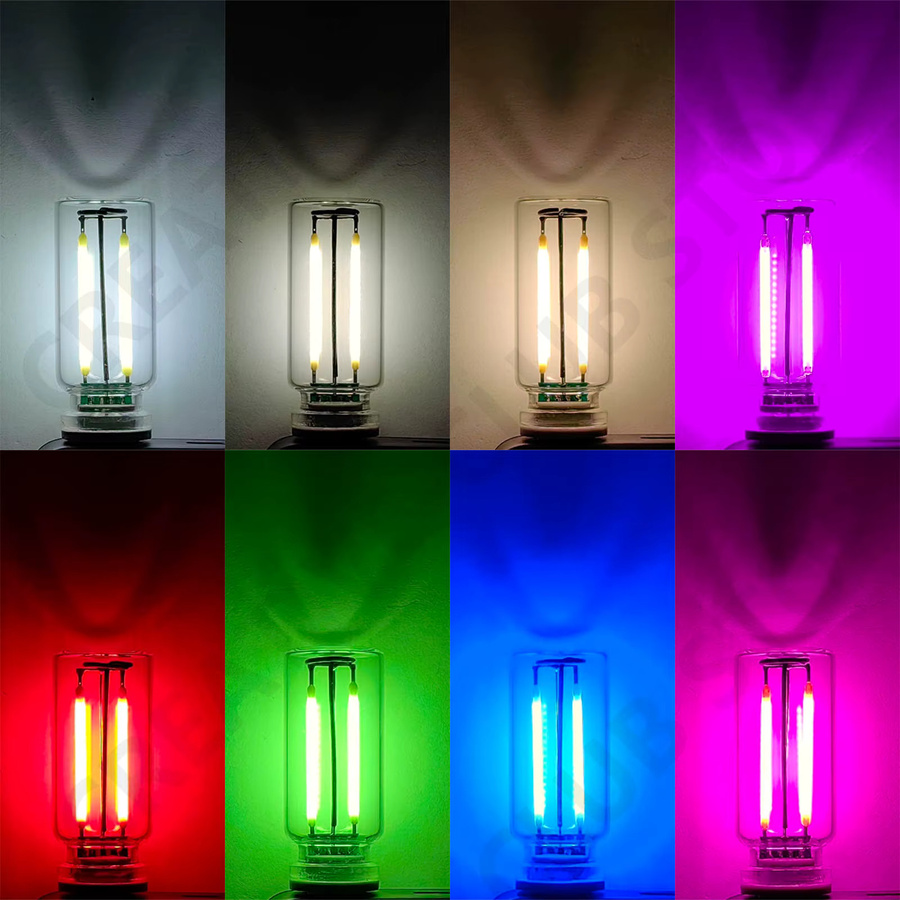 DT&ZM LED Edison Glühbirne mit USB Touch Control als Nachtlicht und Atmosphäre Licht in Warmweiß - Bild 4
