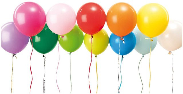Rico Design Luftballon Mix mehrfarbig, 12 Stück, Durchmesser: 30 cm - Bild 1