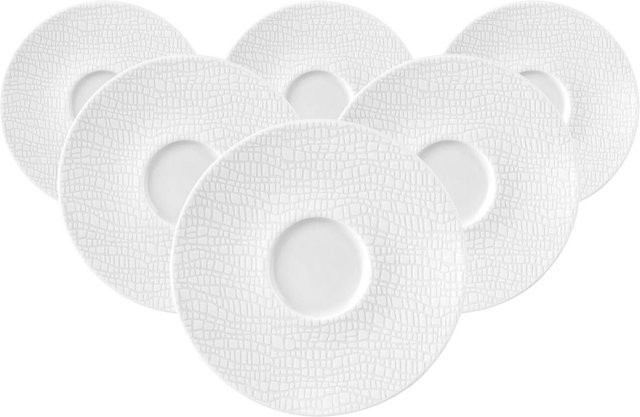 Seltmann Weiden Untertassen Life Fashion Weiß, 6er Set, Durchmesser: 13,5 cm - Bild 1
